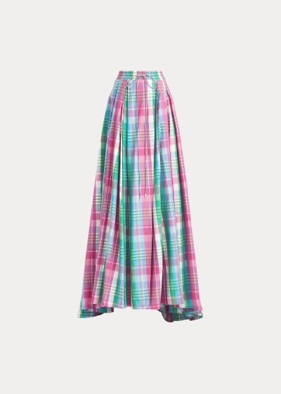 Women's Ralph Lauren Kimberley Madras Skirts | 380769GBP